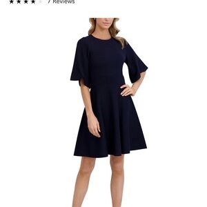 Ted Baker Midnight Blue Midi Dress